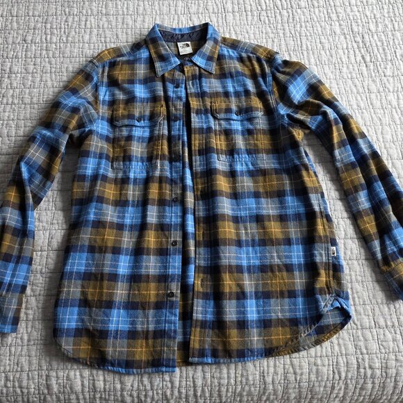 The North Face Plaid Long-Sleeve Shirt - L - Picture 1 of 1